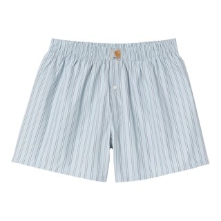 Carhartt WIP Cotton Boxer - Grimsby Stripe/Blue Fog