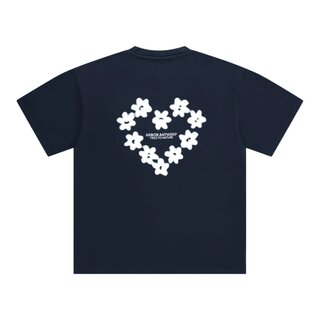 Arbor Antwerp Faded Flower T-shirt - Blue