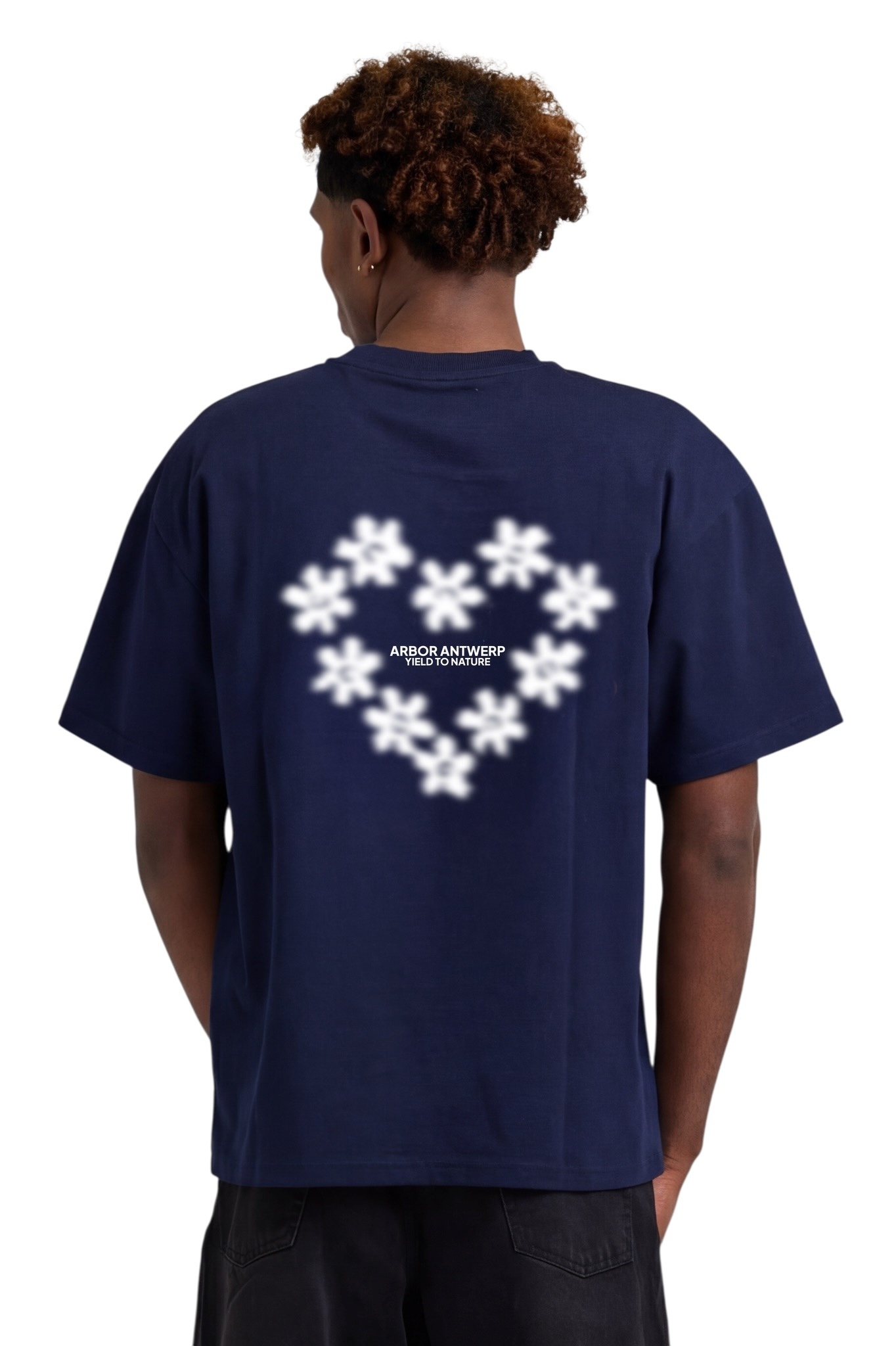 Arbor Antwerp Faded Flower T-shirt - Blue