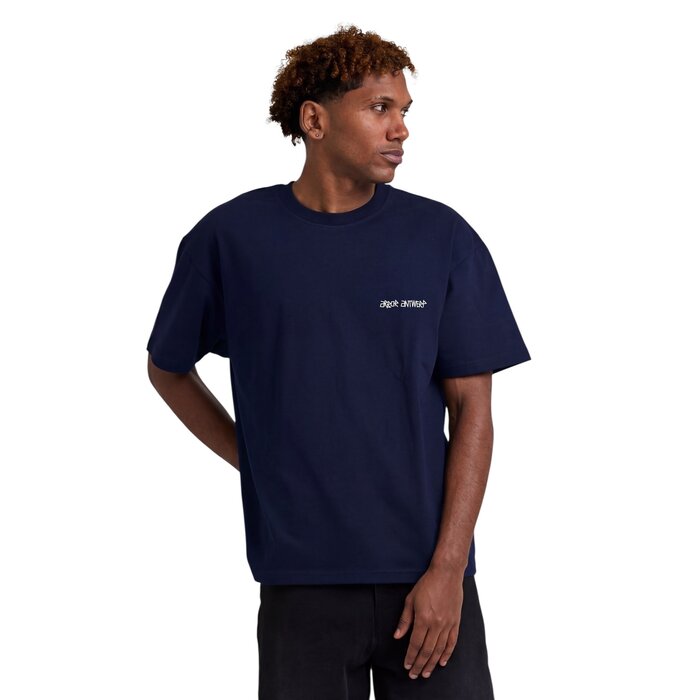 Arbor Antwerp Faded Flower T-shirt - Blue