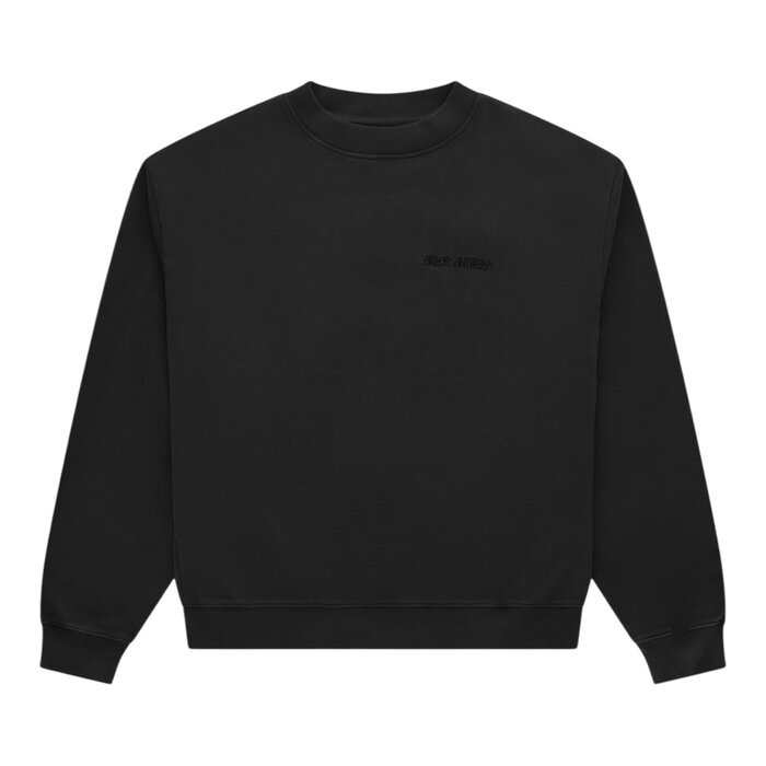 Arbor Antwerp Big Application Crewneck - Black