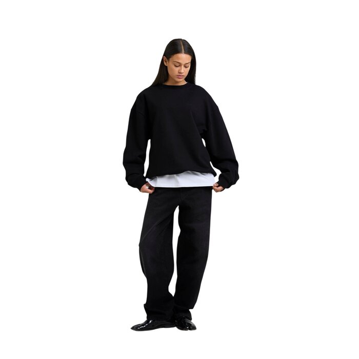 Arbor Antwerp Big Application Crewneck - Black