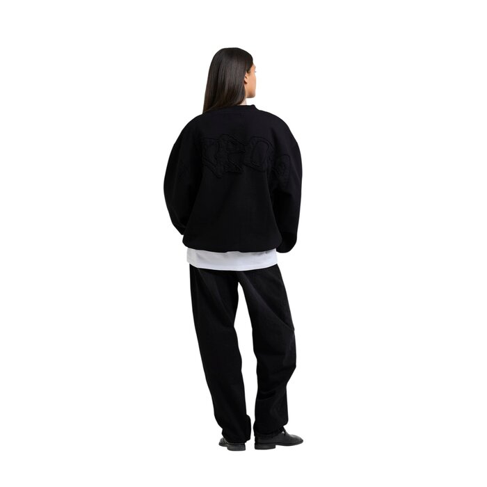 Arbor Antwerp Big Application Crewneck - Black