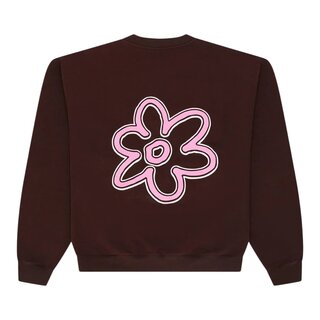 Arbor Antwerp Line Flower Crewneck - Brown