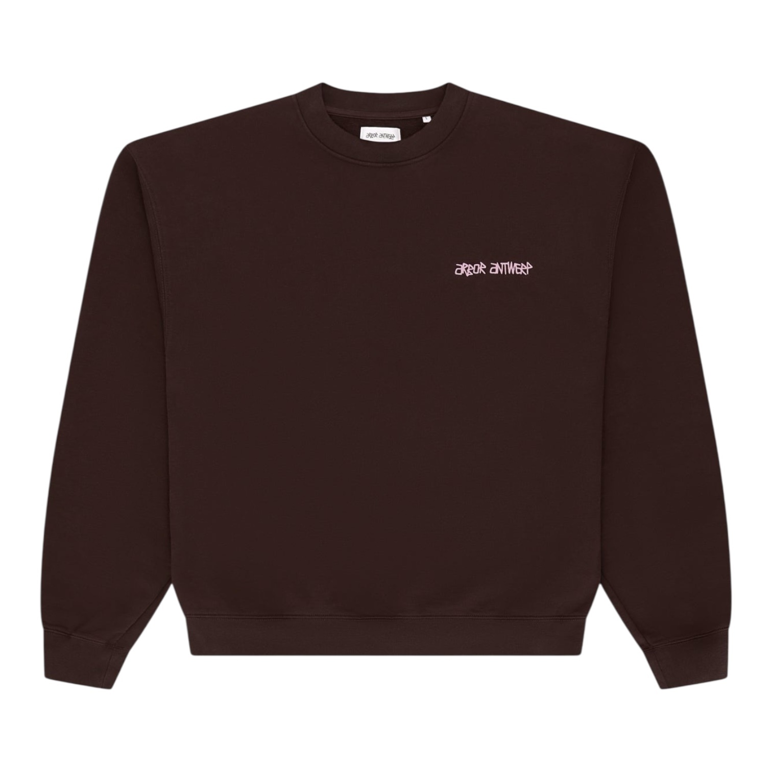 Arbor Antwerp Line Flower Crewneck - Brown