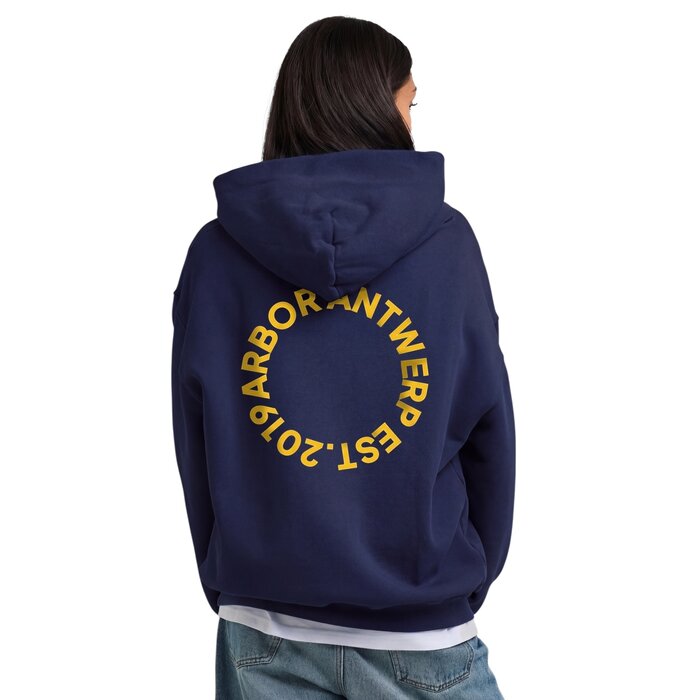 Arbor Antwerp Circle Application Hoodie - Blue