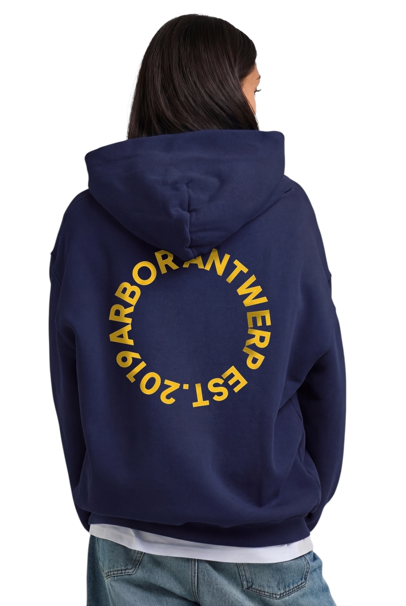 Arbor Antwerp Circle Application Hoodie - Blue