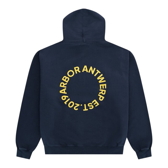 Arbor Antwerp Circle Application Hoodie - Blue