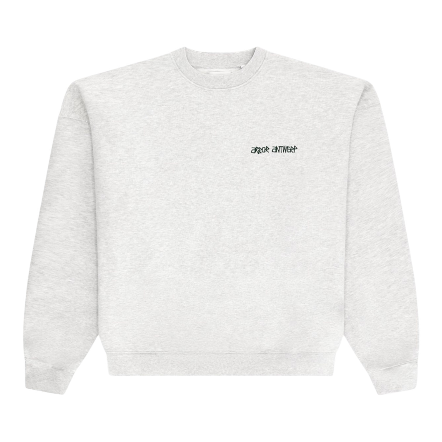 Arbor Antwerp Line Flower Crewneck - Melange