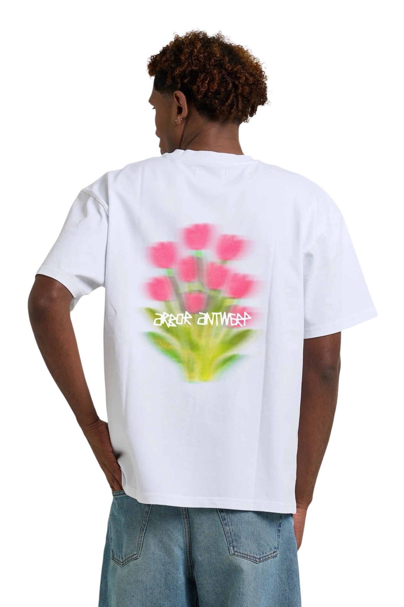 Arbor Antwerp Tulip Bloom T-shirt - White