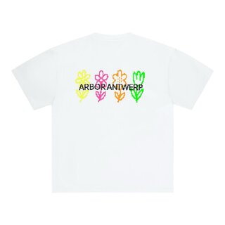 Arbor Antwerp Pixel Flower T-shirt - White