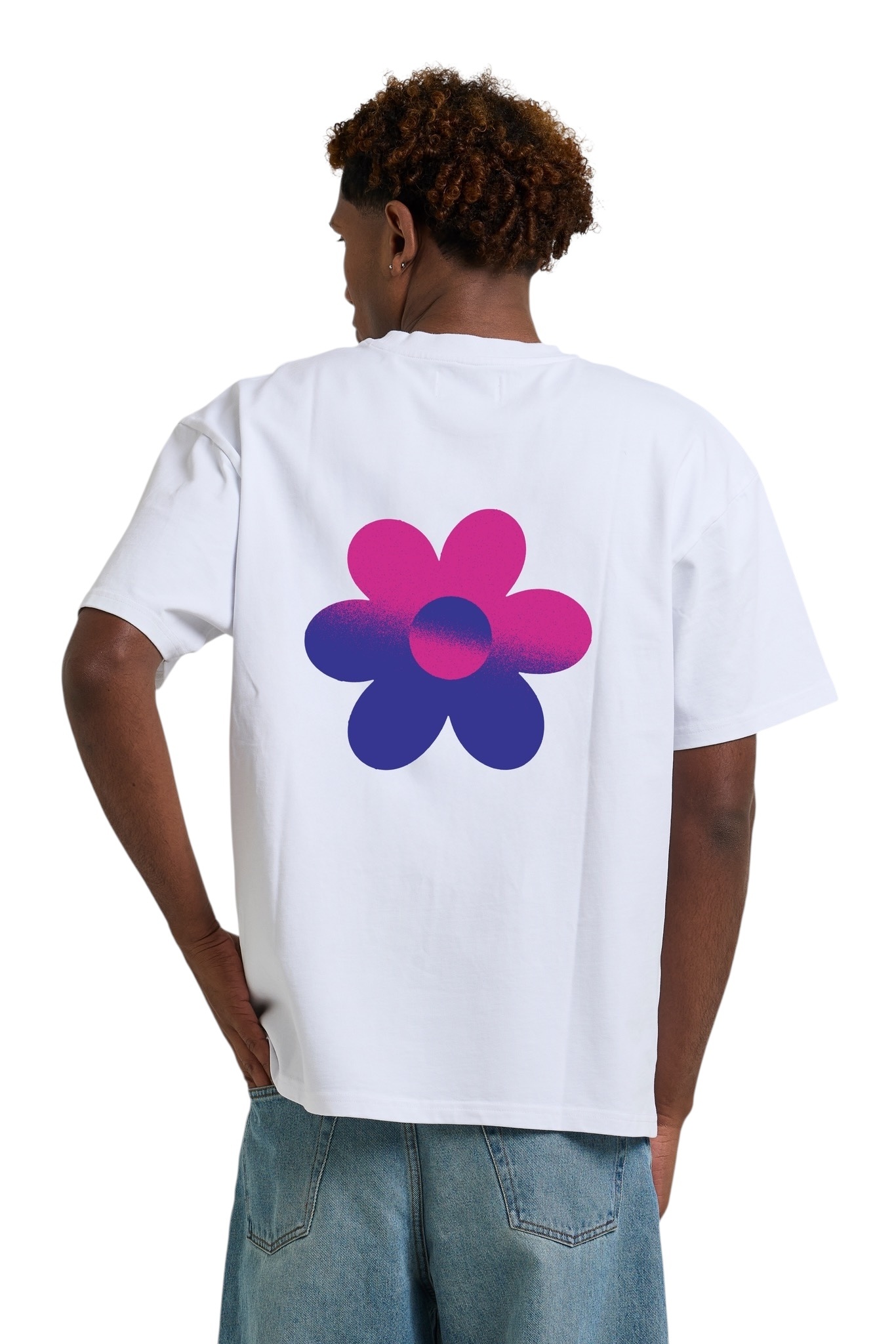 Arbor Antwerp Two-tone Flower T-shirt - Purple