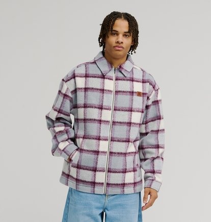 Dc Shoes Henderson Shirt Jacket - Lily White