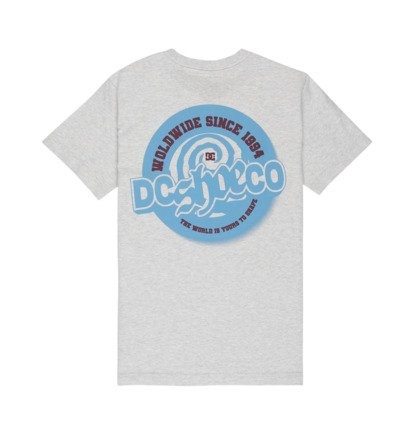 Dc Shoes Eye Of Storm S/S Youth - Light Heather Grey