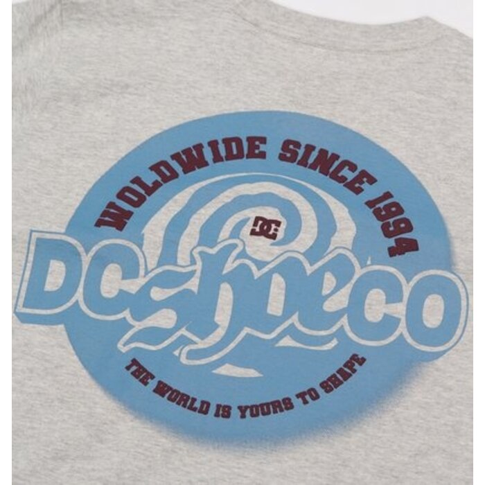 Dc Shoes Eye Of Storm S/S Youth - Light Heather Grey