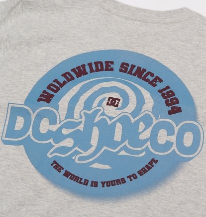 Dc Shoes Eye Of Storm S/S Youth - Light Heather Grey