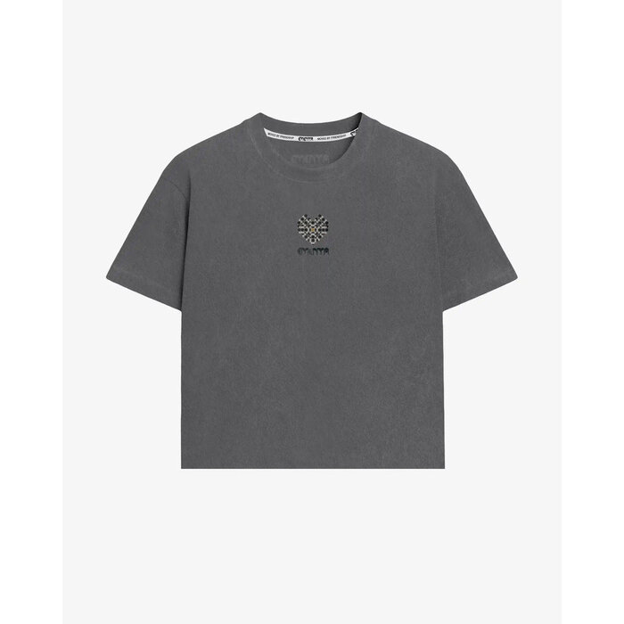 Ementa Vitrals Washed S/S Tee - Grey Washed