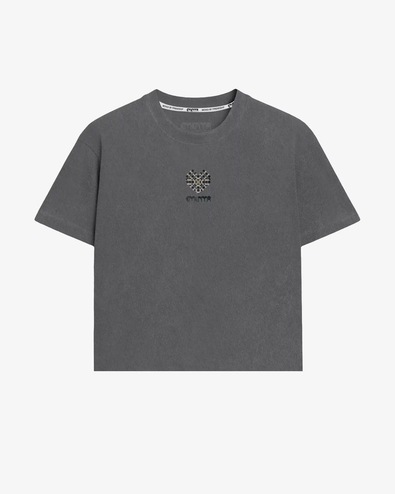 Ementa Vitrals Washed S/S Tee - Grey Washed