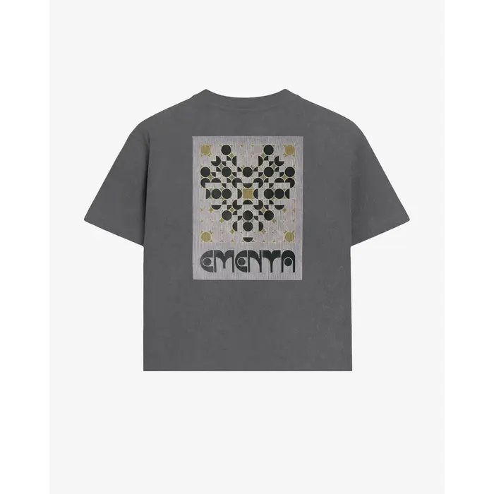 Ementa Vitrals Washed S/S Tee - Grey Washed