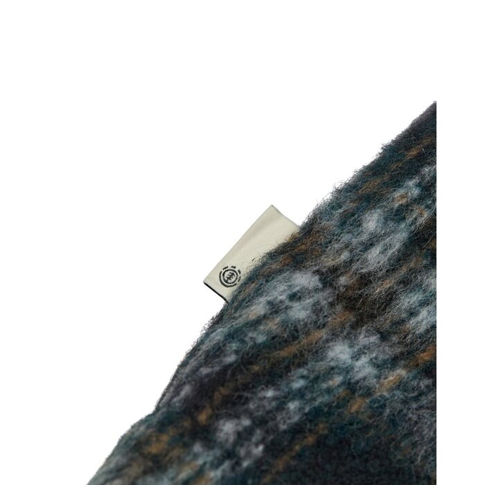 Element Fuzzy Check Zip - Brushed Plaid Dark Slate