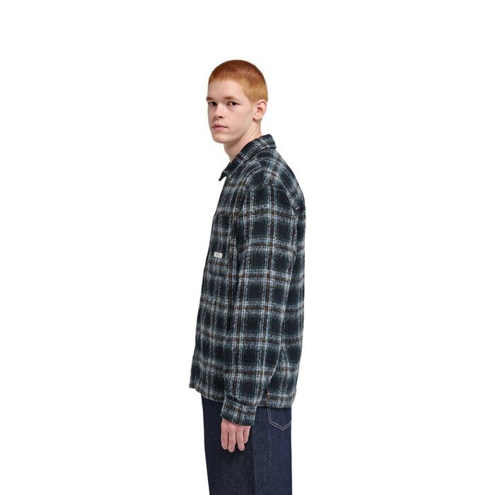 Element Fuzzy Check Zip - Brushed Plaid Dark Slate