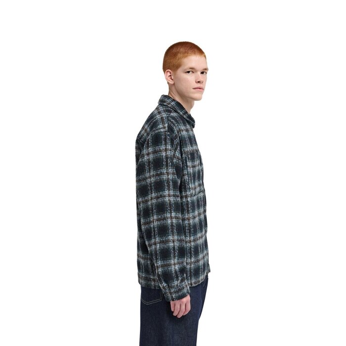 Element Fuzzy Check Zip - Brushed Plaid Dark Slate