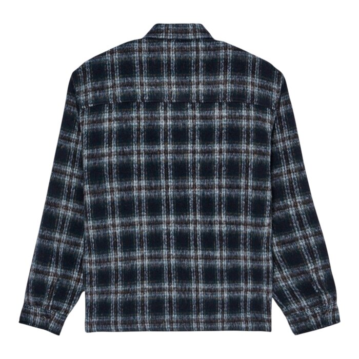 Element Fuzzy Check Zip - Brushed Plaid Dark Slate