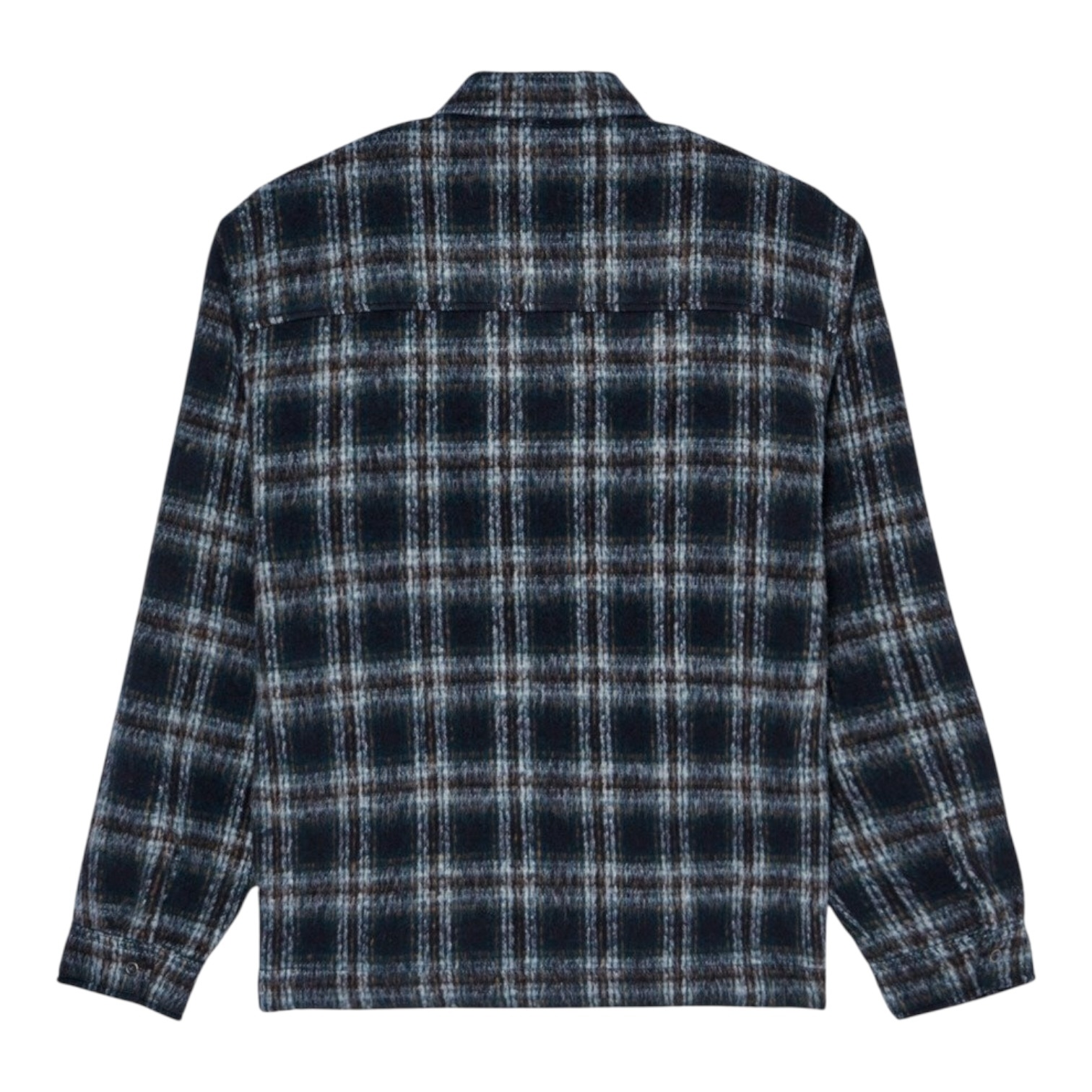 Element Fuzzy Check Zip - Brushed Plaid Dark Slate