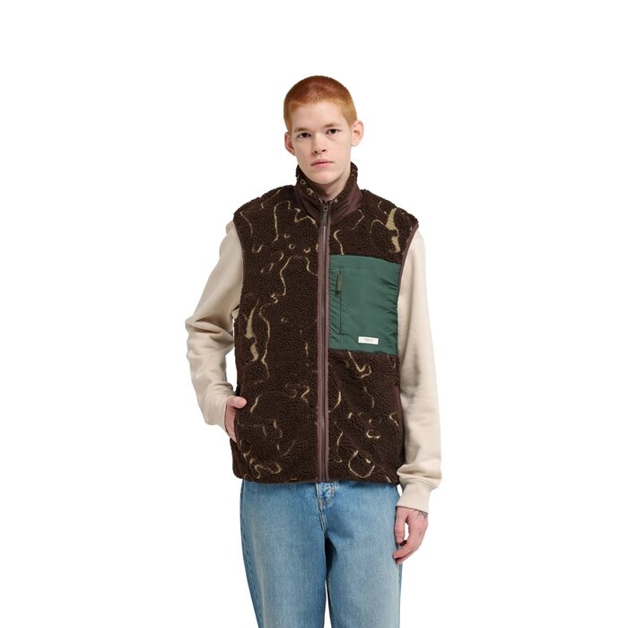 Element Lake Sherpa Vest - Java Lines
