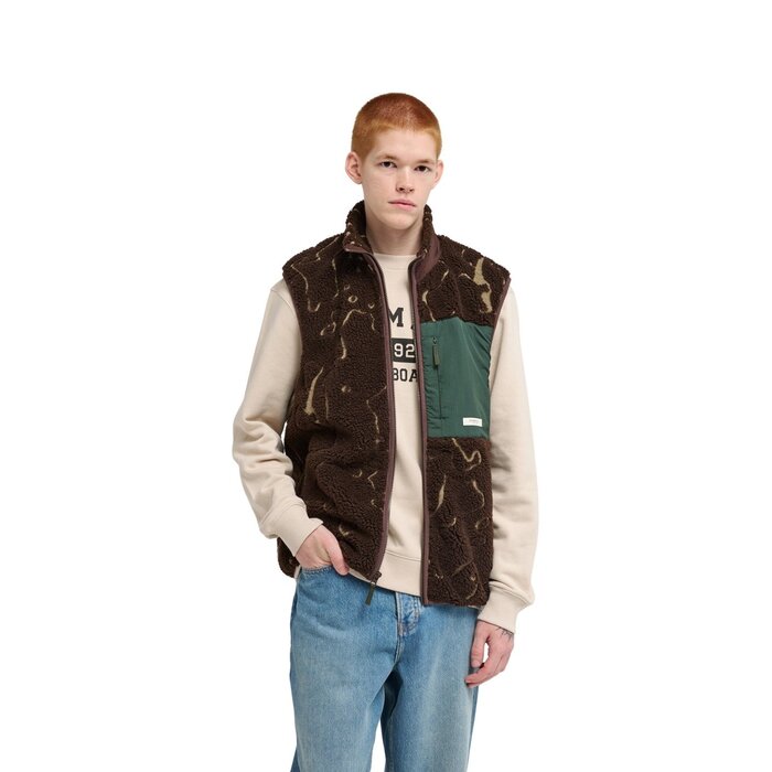 Element Lake Sherpa Vest - Java Lines