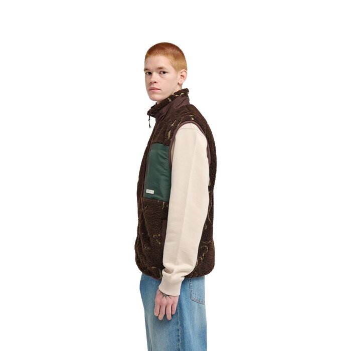 Element Lake Sherpa Vest - Java Lines