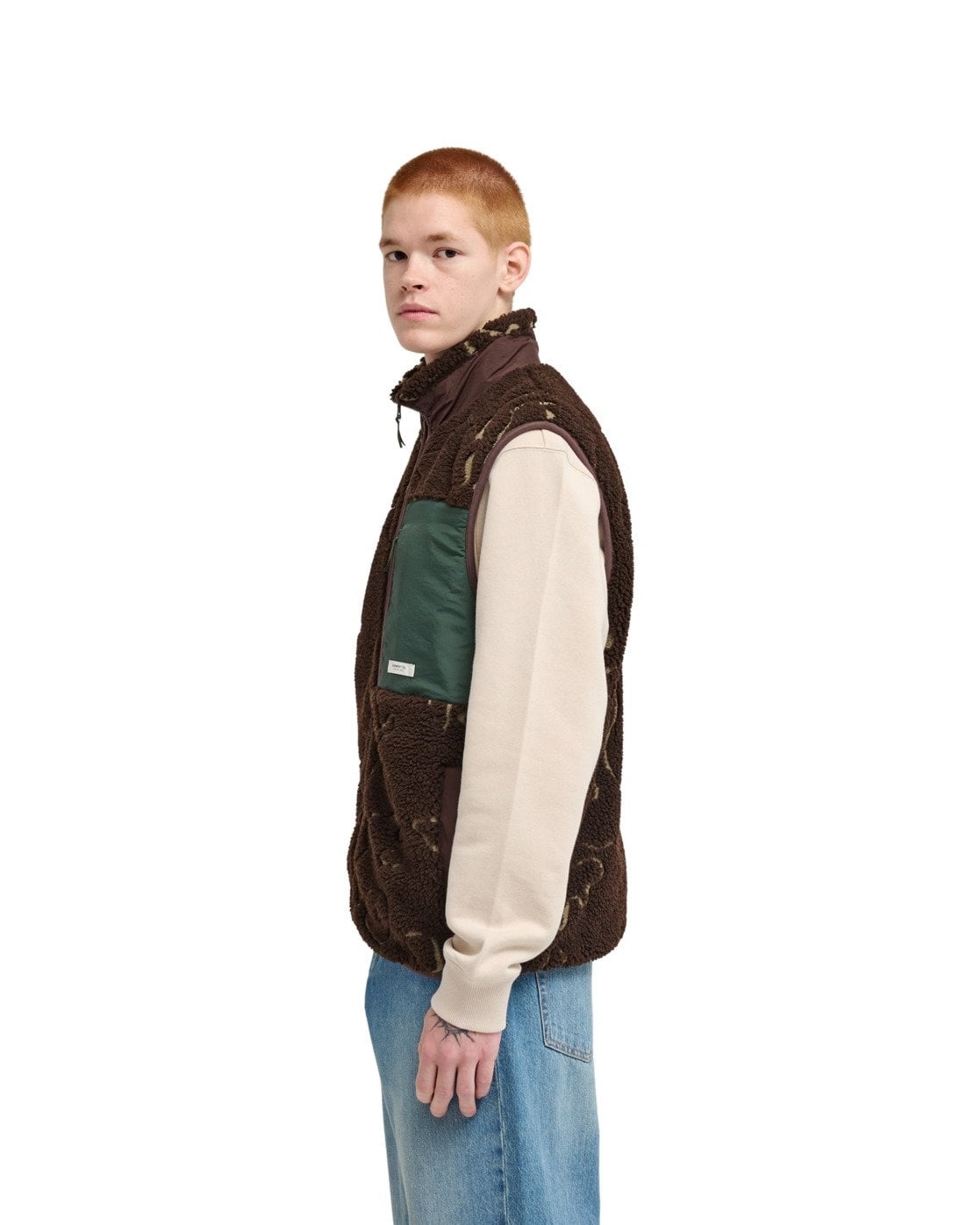 Element Lake Sherpa Vest - Java Lines