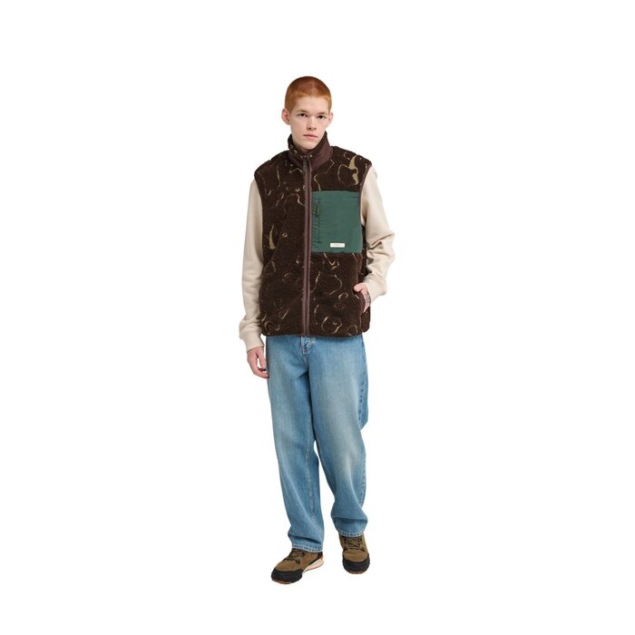 Element Lake Sherpa Vest - Java Lines