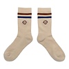 Retro Line Sock - Coffee Cream