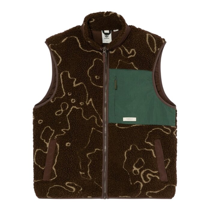 Element Lake Sherpa Vest - Java Lines