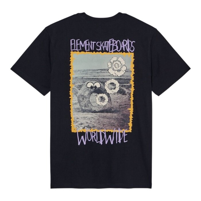 Element Couching S/S Tee - Flint Black
