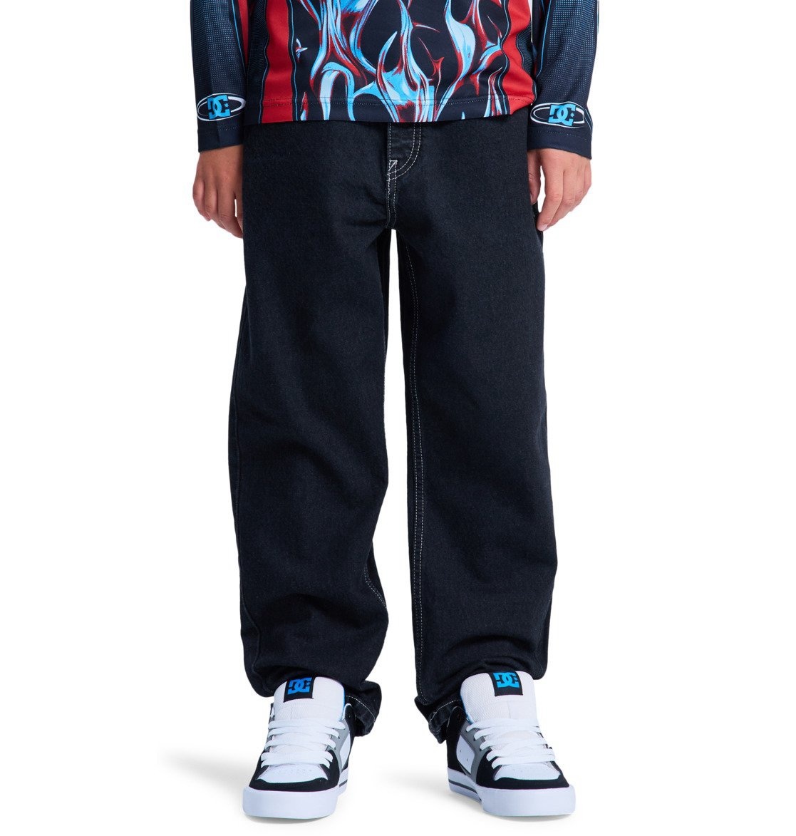 Dc Shoes Baggy Denim Pant - Black Tint