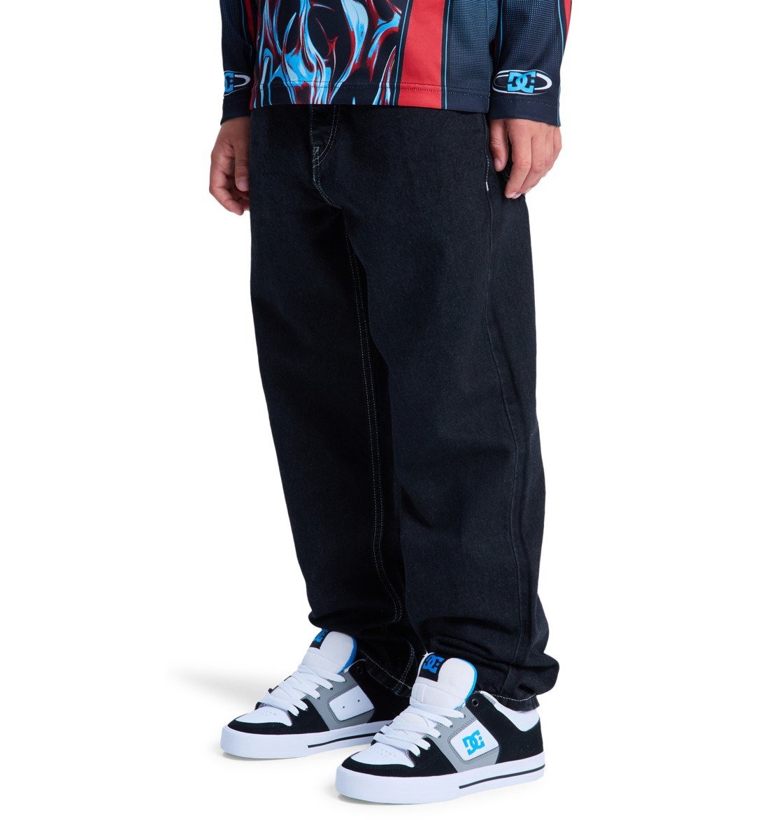 Dc Shoes Baggy Denim Pant - Black Tint