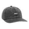 Pigment Bold 6 Panel Strapback - Pigment Black