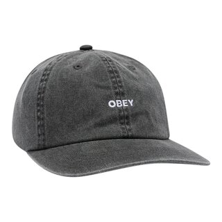 Obey Pigment Bold 6 Panel Strapback - Pigment Black