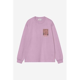 Carhartt WIP L/S Emerge T-Shirt - Gentle Purple Stone Washed
