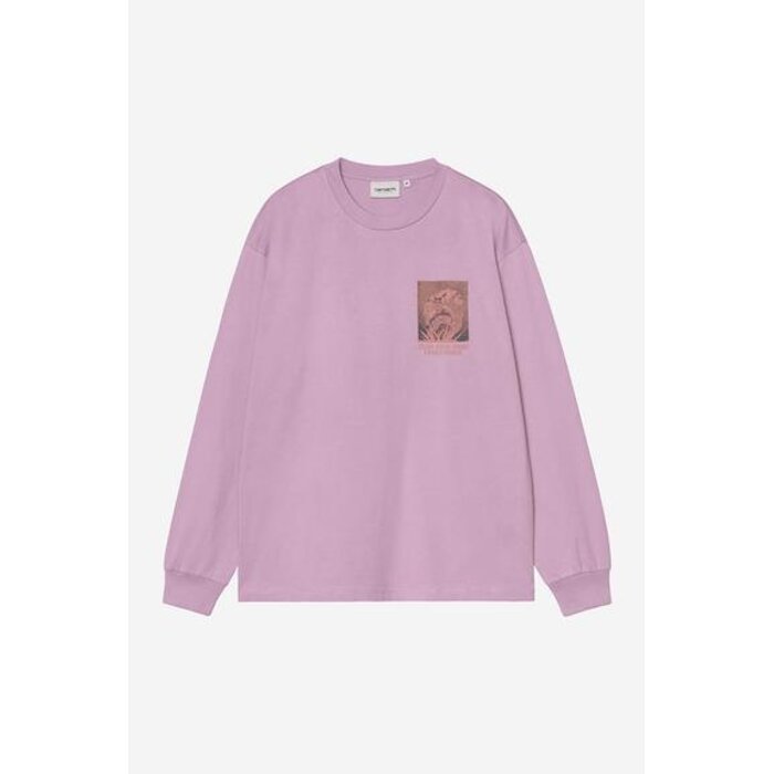 Carhartt WIP L/S Emerge T-Shirt - Gentle Purple Stone Washed