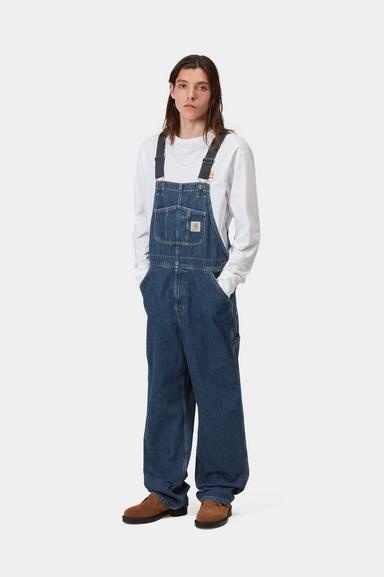 Carhartt WIP Bib Overall - Blue Stone Washed (Camano)