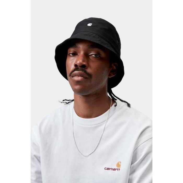 Carhartt WIP Madison Logo Bucket Hat - Black/White