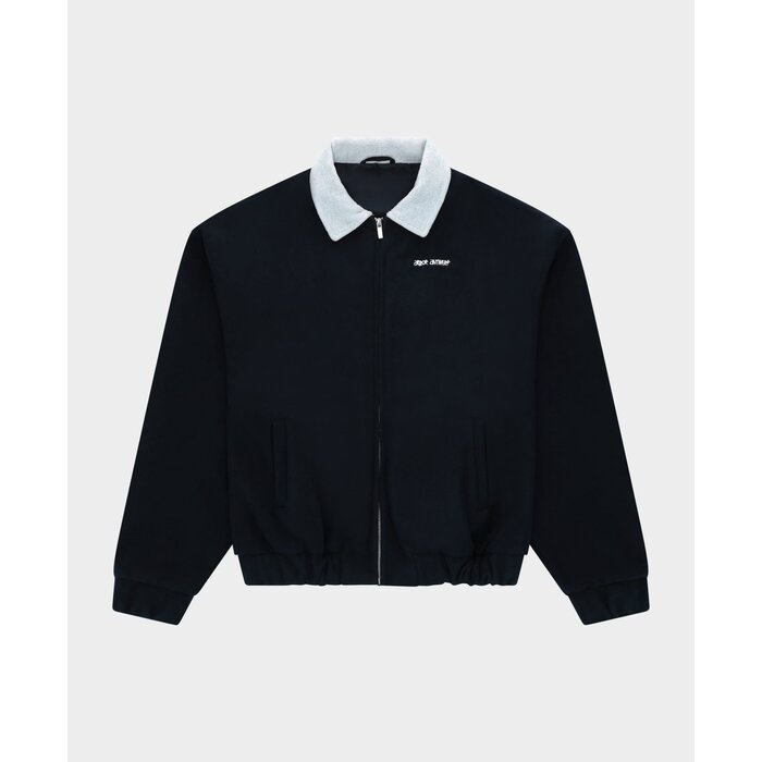 Arbor Antwerp Cropped Fitted Jacket - Dark Navy