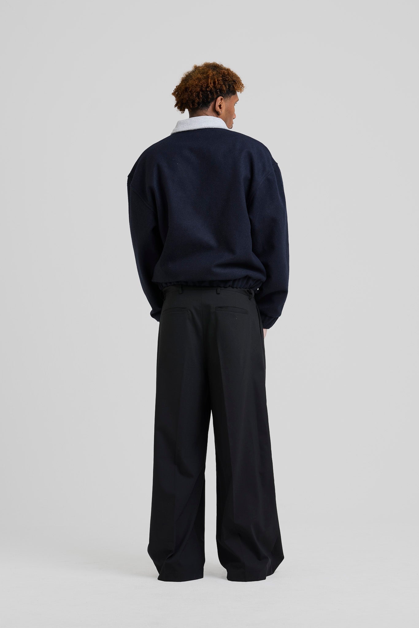 Arbor Antwerp Cropped Fitted Jacket - Dark Navy