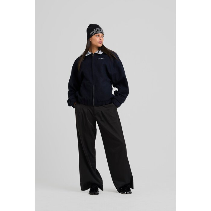 Arbor Antwerp Cropped Fitted Jacket - Dark Navy