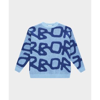 Arbor Antwerp Big Logo Alpaca Knit - Blue