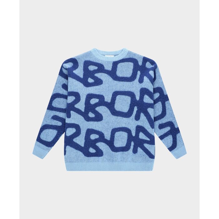 Arbor Antwerp Big Logo Alpaca Knit - Blue