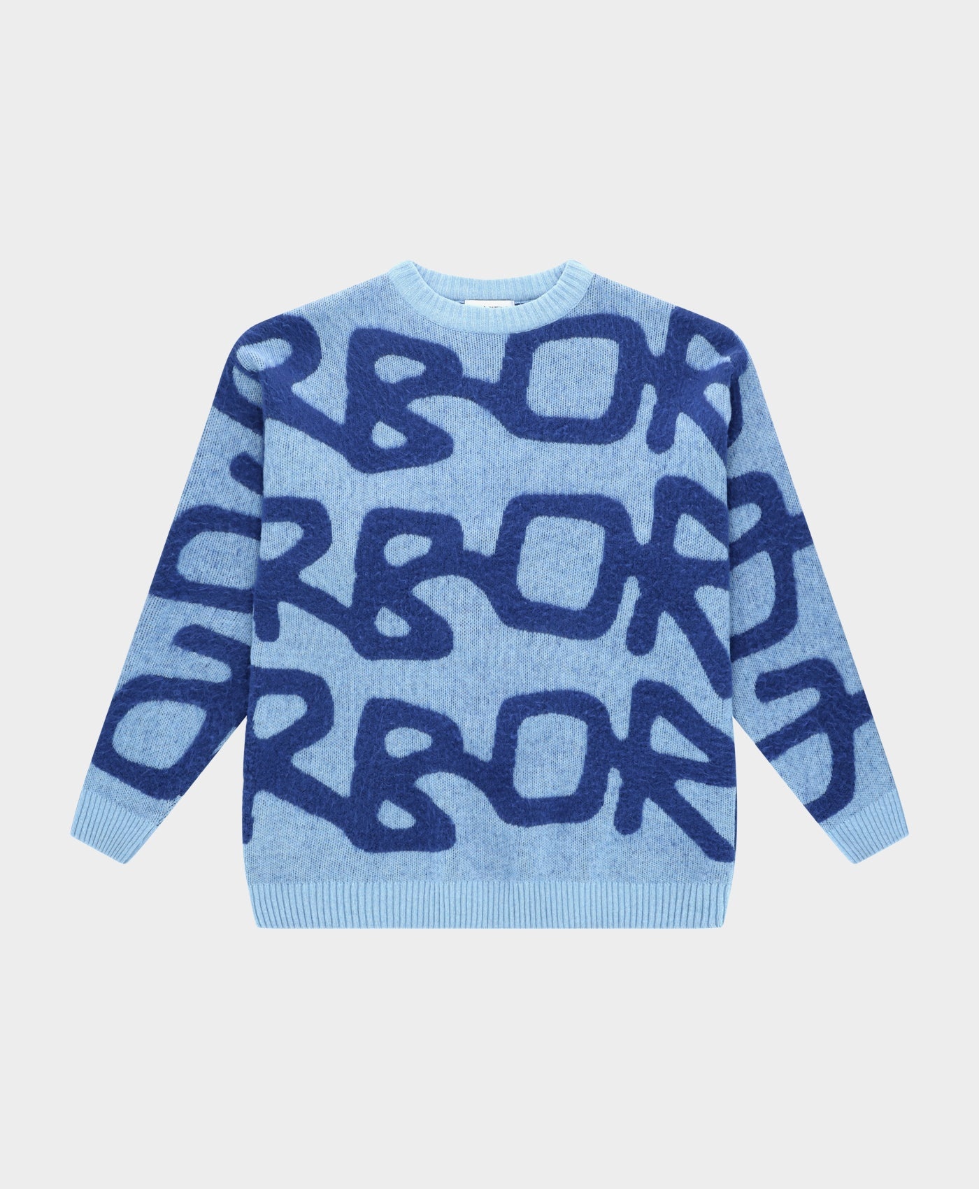 Arbor Antwerp Big Logo Alpaca Knit - Blue
